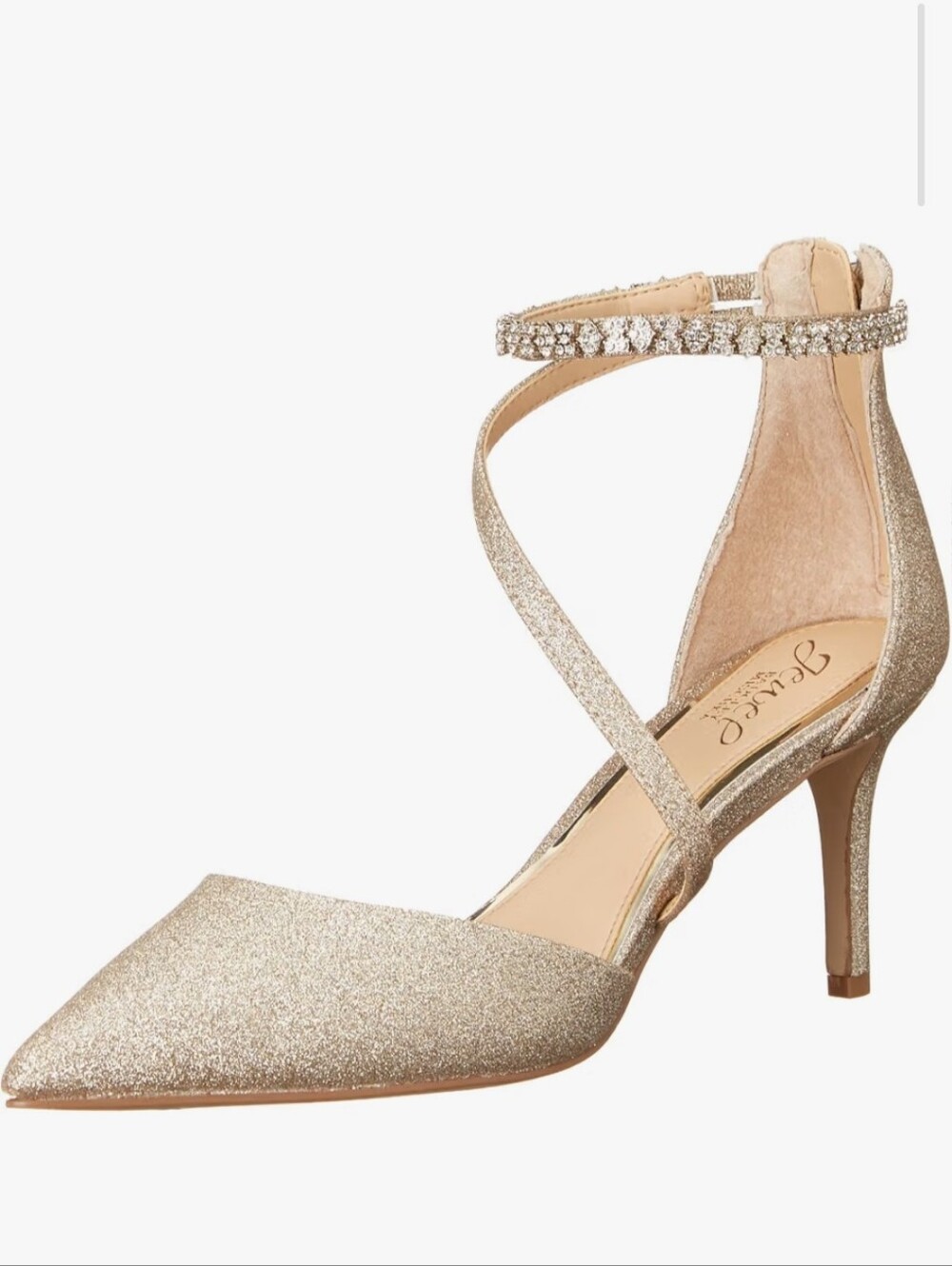 Jewel Badgley Mischka Womens Alaia Pump